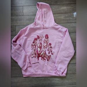 SHEIN Soft Pink Fleece Hoodie | Size XL